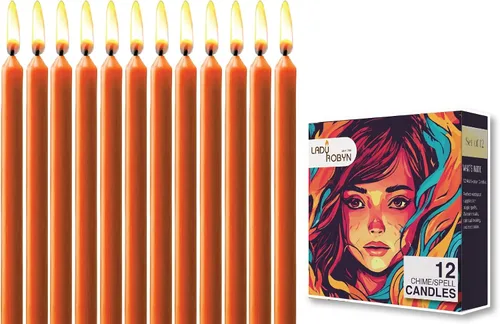 Miniatura 6 de Juego de 20 velas cónicas de color sólido, velas de cera de parafina sin goteo de 4 pulgadas con mecha de algodón, ideal para bodas, shabat, Rojo