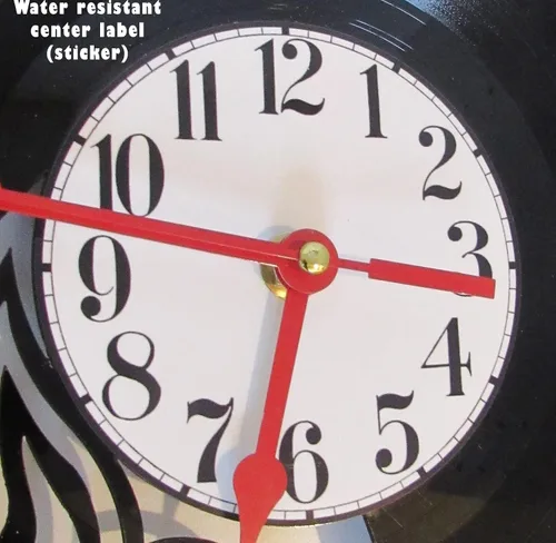 Miniatura 3 de Juego de batería Reloj de disco de vinilo