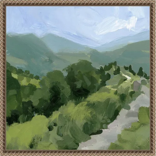 Miniatura 18 de Amanti Art Lienzo enmarcado para pared, 30 x 30 pulgadas, camino forrado de árbol I por Victoria Barnes, lienzo enmarcado para pared, obras de arte
