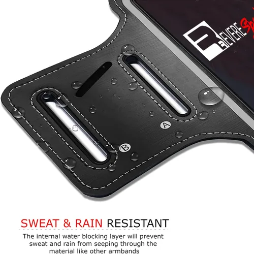 Miniatura 4 de RevereSport Brazalete para iPhone Pro Max 17/16/15/14/13/12/Plus/AIR. Soporte para brazo de teléfono para correr, para deportes, entrenamientos