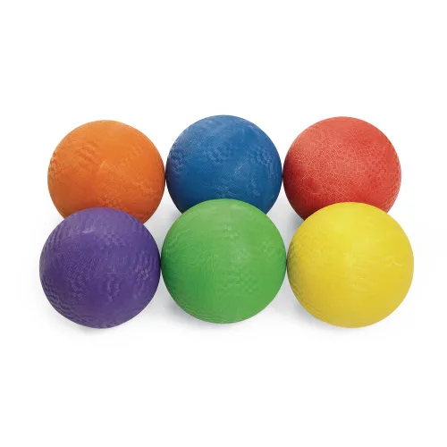 Miniatura 5 de Excellerations Bolas de goma premium para patio de recreo - Juego de 6 (artículo # COLORPG)