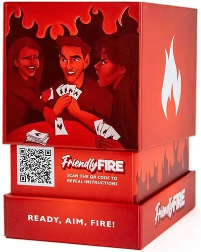 Miniatura 3 de Friendly Fire Juego de cartas de bromas para adultos, ideal para noches familiares memorables, noches de juego para adultos y fiestas hilarantes