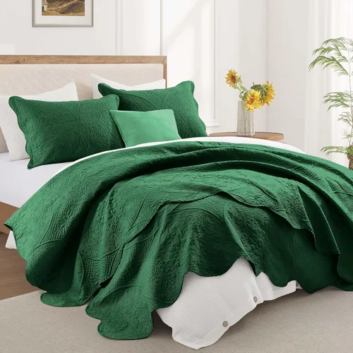 Miniatura 297 de MOONLIGHT20015 Edredón tamaño King (106 x 96 pulgadas) con 2 fundas de almohada (20 x 36 + 2 pulgadas) para todas las estaciones, juego de cama Azul
