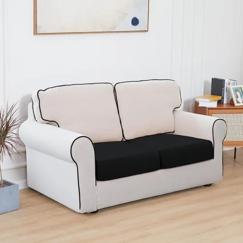 Miniatura 2 de Easy-Going Funda de cojín 100% impermeable para asiento de sofá, funda de cojín elástica de muebles, para niños, mascotas, cojín de sofá biplaza