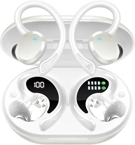Miniatura 12 de Auricular Inalámbrico, Auriculares Bluetooth 5.4 de 75Hrs IP7 Impermeables para Deporte, Auriculares Inalámbricos para Correr con ENC Cancelación