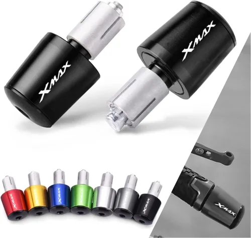Miniatura 2 de Motorcycle Motorcycle Handle Bar End Weight Handlebar Grips Cap Anti Vibration Silder Plug for XMAX300 XMAX400 X-MAX 125 250 300 400 Handle end Blue