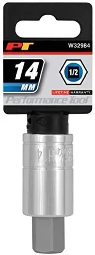 Miniatura 12 de Performance Tool W32990 1/2 Drive Hex Bit Socket, 0.787 in