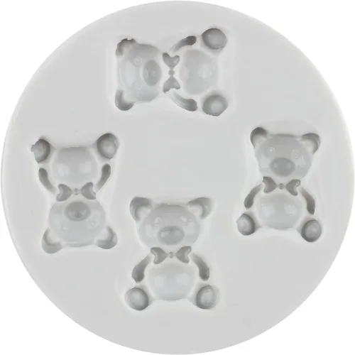 Miniatura 7 de Oso de peluche Molde de silicona de chocolate para osos de bebé, molde de fondant para decoración de tartas, decoración de cupcakes, pasta de goma