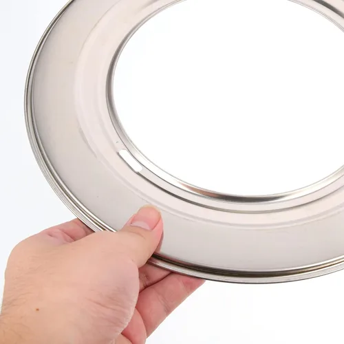 Miniatura 9 de Cabilock Adaptador de anillo de acero inoxidable para estante redondo Cocina Anillo de vapor Alimentos