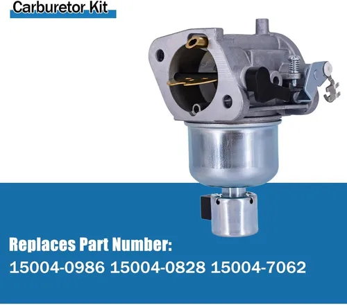 Miniatura 3 de Kit de carburador para Kawasaki FR651V FS651V FR691V FS691V 23 HP Gravely ZT 42 XL Motores 15004-0828 15004-7062 15004-0986 Carb con juntas