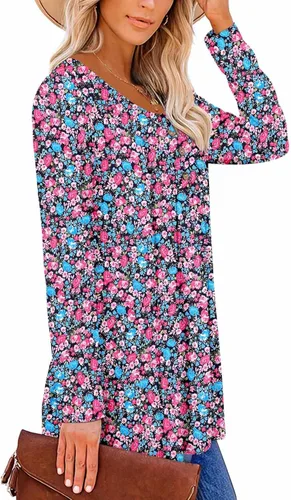 Miniatura 3 de ROSELINLIN - Camisas de manga corta para mujer, ajuste holgado, tops de verano para leggings
