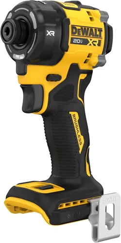 DEWALT Destornillador de impacto hidráulico de 20 V MAX de 1/4 pulgadas, silencioso, sin escobillas, inalámbrico XR Extreme Runtime, anillo de halo
