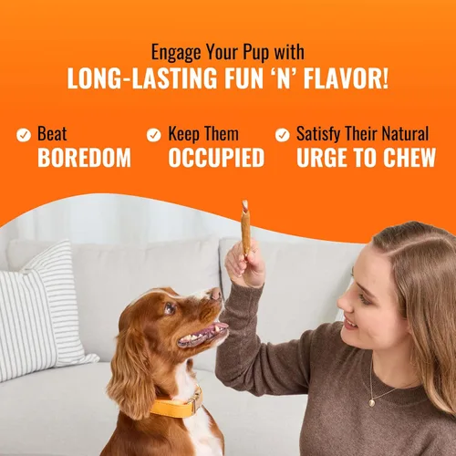 Miniatura 3 de Good 'n' Fun Rolls - Golosina para perros de larga duración, para perros grandes, con proteínas reales, piel de res y pollo premium, apoya la salud
