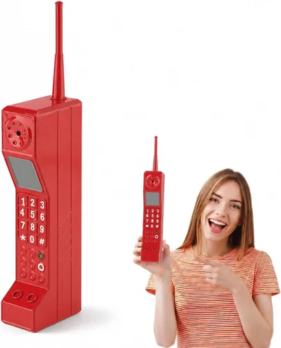 Adorno retro de ladrillo para teléfono celular, modelo de teléfono móvil de ladrillo antiguo, modelo vintage de teléfono celular, simulación,