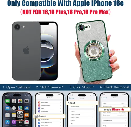 Miniatura 33 de Misscase Funda magnética con purpurina para iPhone 11 compatible con MagSafe, protección completa, delgada, a prueba de golpes, antiarañazos