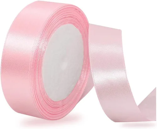 Miniatura 11 de Cinta de satén beige de 1 pulgada x 25 yardas, cinta de tela de color sólido para envoltura de regalos, manualidades, fabricación de lazos