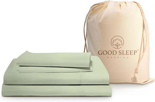 Miniatura 11 de Good Sleep Bedding Juego de sábanas tamaño individual, sábanas 100% algodón egipcio, suaves, 3 piezas, cama de calidad de hotel, juego de sábanas