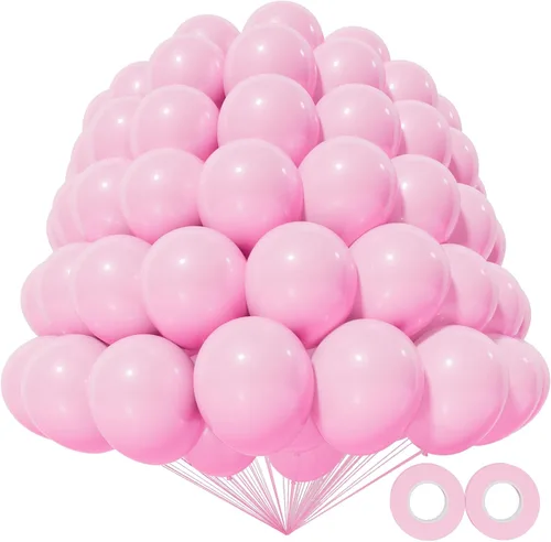 Miniatura 49 de 200 globos de 5 pulgadas, colores surtidos, pequeños globos de látex arcoíris para fiesta, cumpleaños, baby shower, aniversario, festival
