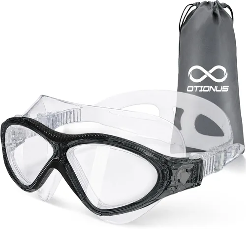 Miniatura 10 de Gafas de natación para adultos, gafas de natación de silicona líquida antivaho para hombres y mujeres con visión clara de 180° y antiniebla/UV