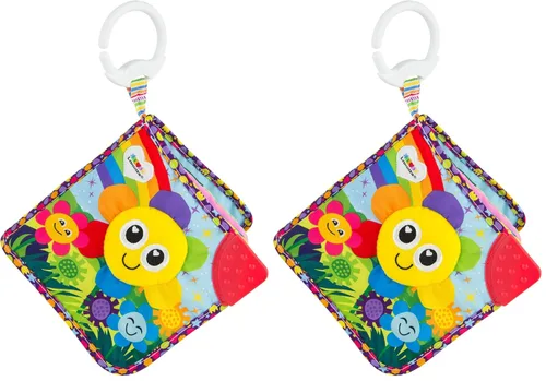 Miniatura 10 de Lamaze Diversión con Colores Libro Blando para Bebés - Libro para Bebés de Alto Contraste con Páginas de Tela Crujiente - Libros Sensoriales