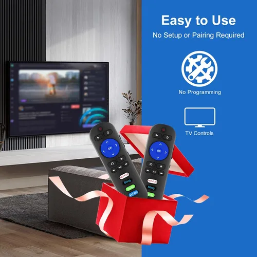 Miniatura 4 de Paquete de 2 controles remotos de repuesto compatibles con todos los controles remotos TCL Roku TV, RC280 RC282 para TCL 28 32 40 43 48 49 50 55 65