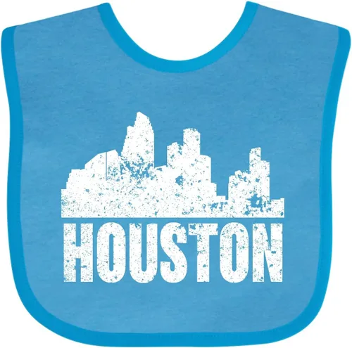Miniatura 15 de inktastic Houston Skyline Grunge Baby Bib
