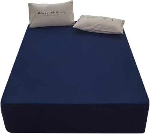 Miniatura 11 de Bedding Sábana bajera ajustable de tamaño Queen, sábana bajera para colchón de 15 pulgadas de profundidad, suave y microfibra, resistente al Rojo