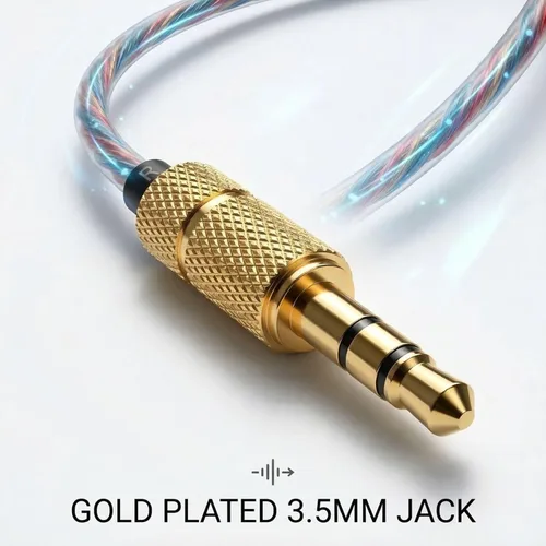 Miniatura 7 de Betron YSM1000 Auriculares intrauditivos con cable, aislamiento de ruido con potente sonido de graves, cable sin enredos y conector de 3.5mm