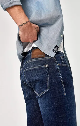 Miniatura 4 de Mavi Jeans de pierna recta de tiro regular Zach para hombre