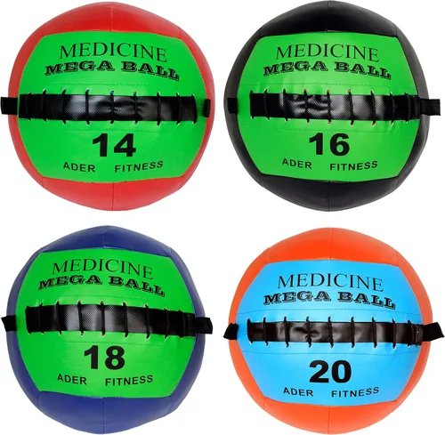 Miniatura 3 de Ader Soft Mega Balón medicinal: 2,3,4,5,6, 8,10,12,14,16,18,20,22,25,28,30 libras