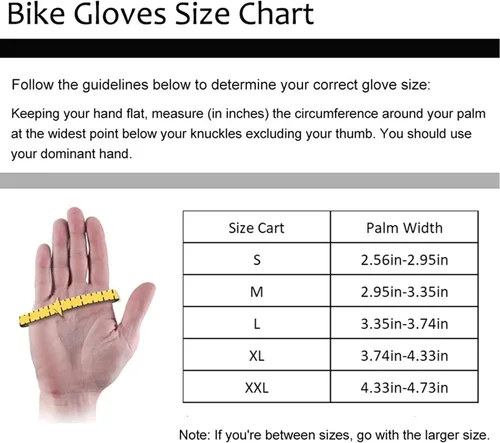 Miniatura 7 de Kadacha Guantes de ciclismo para hombres y mujeres, guantes de bicicleta de carreteramontaña, antideslizantes, absorbentes, acolchados, guantes