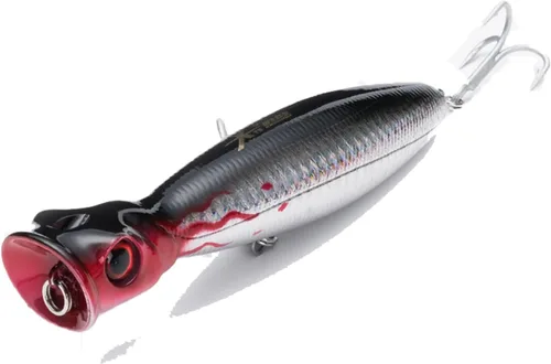 Miniatura 10 de KINGDOM 5 Colores Big Splash Long Casting Popper Pesca Señuelos 9.5/16/1.27 oz Flotante Agua Pesca Plugs 80/100/5.118 in Ruido Mejorado 3D Simulado