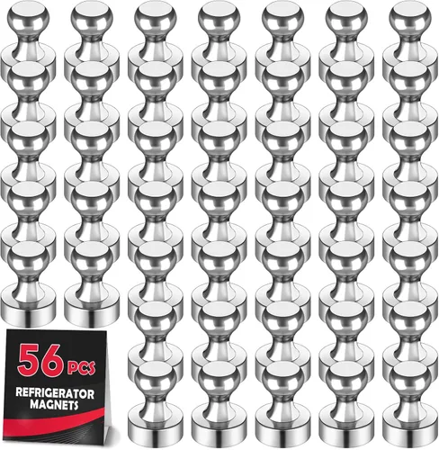 Miniatura 30 de LOVIMAG Imanes para nevera, 16 unidades, pizarra blanca para refrigerador, pequeño imán fuerte, accesorios de cocina, juego de casillero decorativo