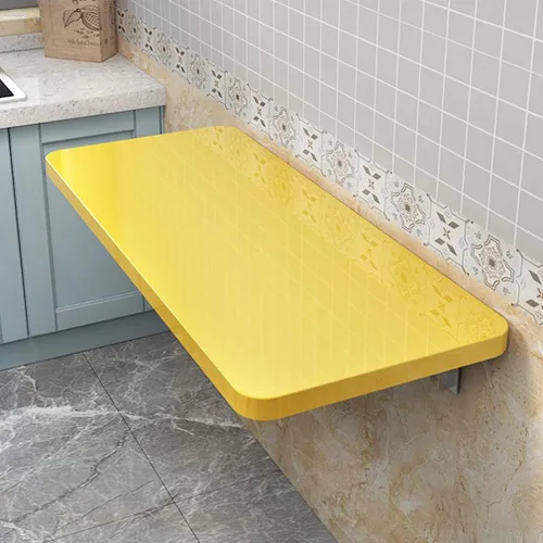 Miniatura 7 de Mesa plegable multifuncional montada en la pared de la oficina de la cocina, escritorio flotante del ordenador portátil, mesa de comedor, escritorio
