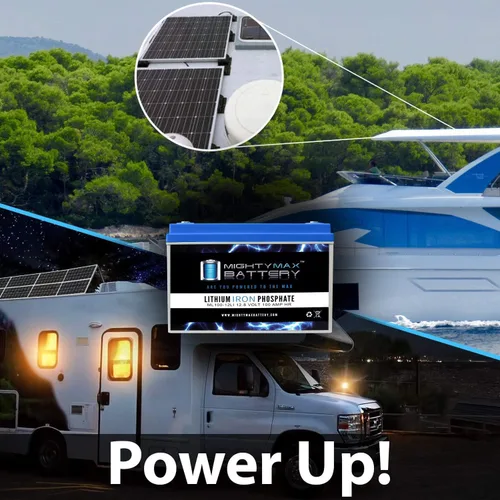 Miniatura 8 de Mighty Max Battery 12V 100AH Batería de litio de reemplazo para paneles solares fotovoltaicos Renogy