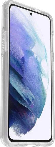 Miniatura 3 de OtterBox Para Samsung Galaxy S21 5G, elegante funda protectora transparente a prueba de caídas, serie Symmetry Clear, transparente, embalaje