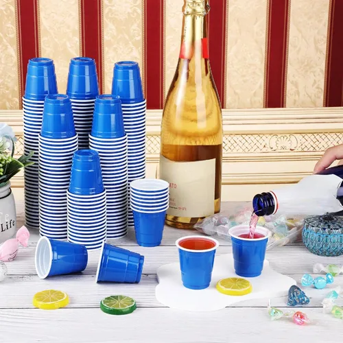 Miniatura 4 de 200 vasos de plástico de 2 onzas para degustación de vino, whisky, alimentos, graduación, boda, baby shower, fiesta, beber, suministros de sabor