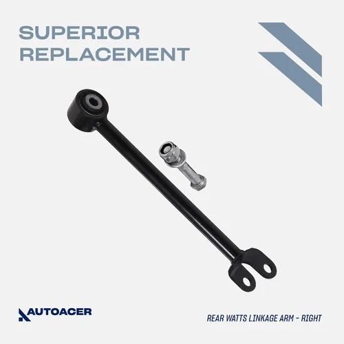 Miniatura 4 de AUTOACER Kit de suspensión trasera de 3 piezas – Brazo de enlace de vatios traseros con bujes y herrajes (tuercas, pernos, arandelas) incluidos