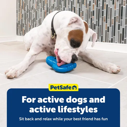 Miniatura 7 de PetSafe Juguete Congelable para Golosinas Chilly Pingüino - Duradera, Aromatizada a Vainilla, de Goma, Interactiva Congelable para Mascotas