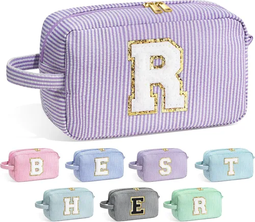 Miniatura 92 de Bolsa de Maquillaje con Inicial YOOLIFE - Regalos de Cumpleaños para Mujeres, Niñas, Mamá, Hija, Amigas, Hermana, Maestra, Regalos de Propuesta