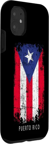 Miniatura 3 de iPhone 11 Puerto Rico Souvenir Design - Funda con bandera de país de Puerto Rico