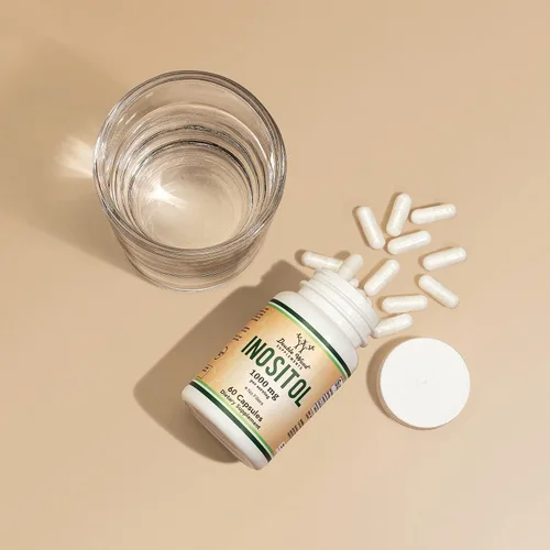 Miniatura 5 de Cápsulas de inositol (mio inositol) 1000 mg de apoyo para la salud de las mujeres (60 unidades) (sin rellenos, seguro para veganos, sin gluten)