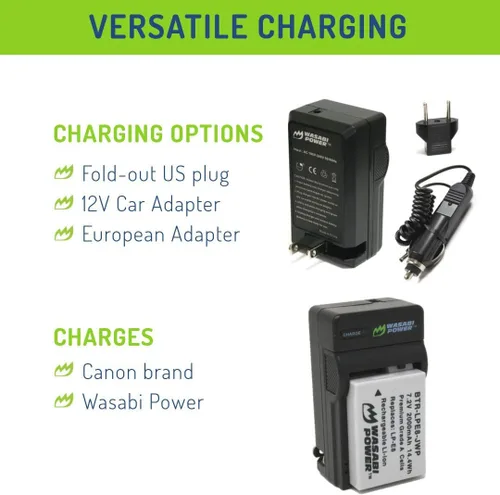 Miniatura 6 de Wasabi, baterías y cargador para Canon LP-E8