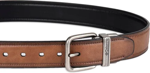 Miniatura 4 de Columbia Cinturón de mezclilla casual reversible dos en uno para hombre