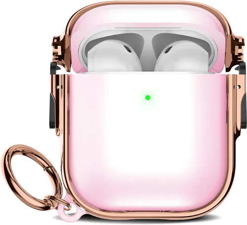 Miniatura 111 de Maxjoy para Funda Linda de AirPods 2 (2019) con Bloqueo de Seguridad, Compatible con Funda de AirPod de 2ª Generación de Mármol para Mujeres
