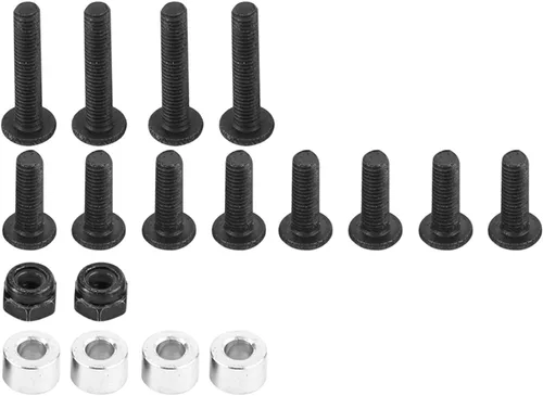 Miniatura 6 de Soporte de amortiguador de coche a control remoto, 4 piezas, juego de 2.008 in/2 pulgadas, placa de montaje de amortiguador de amortiguador de Negro