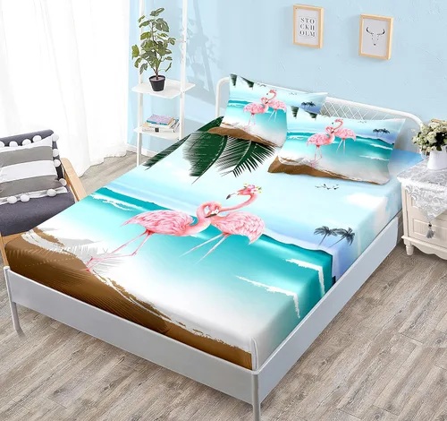 Miniatura 13 de HOSIMA Juego de ropa de cama de 3 piezas para niños, color negro, tamaño individual, sábana bajera ajustable de ajolote de dibujos animados, vida