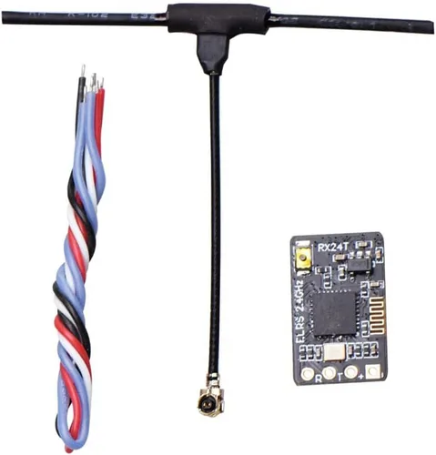Miniatura 2 de ExpressLRS RX24T Receptor 2.4G ELRS Radio Nano de largo alcance para DIY Racing Drone LR4 LR5