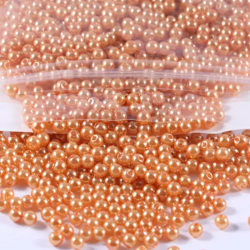 Miniatura 23 de 1970 piezas Cuentas de Perla para Hacer Joyas, 6 Tamaños con Agujero para Pulseras, Collares, Aretes, Kit de Manualidades DIY, Regalos para Mujeres