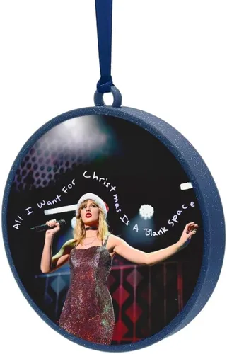 Miniatura 5 de Adorno de estrella de música de cultura pop 2025 – Adorno de Navidad coleccionable de acrílico para amantes de la música y fanáticos – Decoraciones